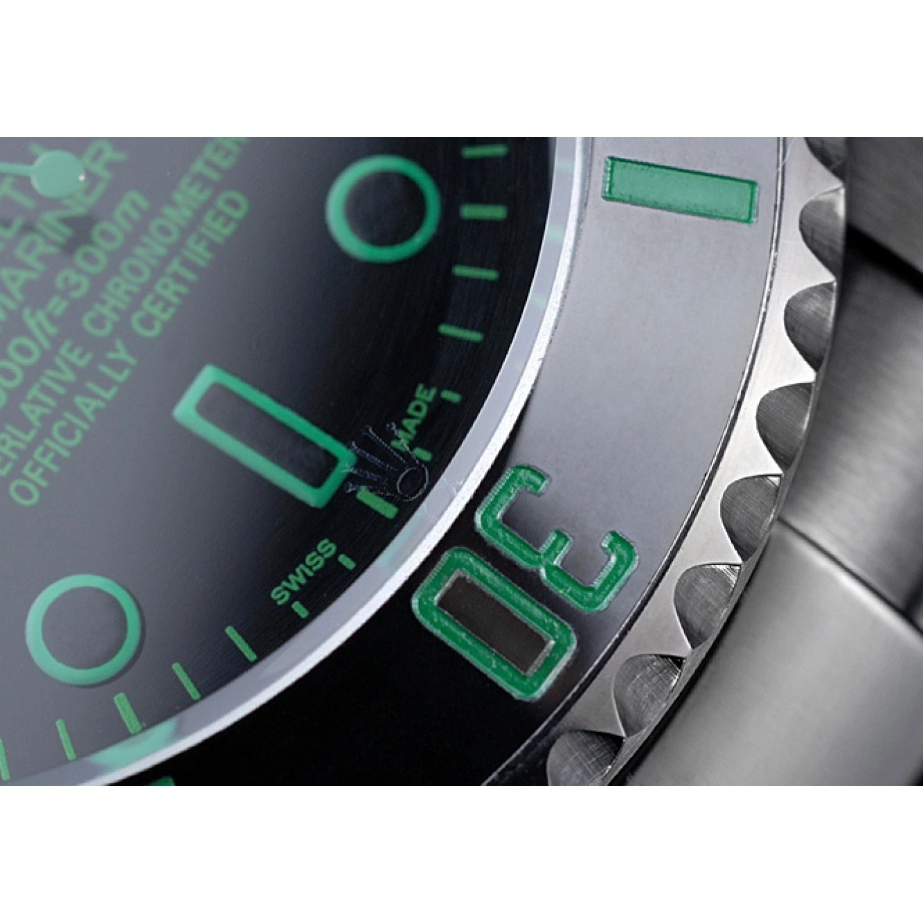 AAA replica watch 622007 Submariner Black Ceramic Stealth Rolex 0825